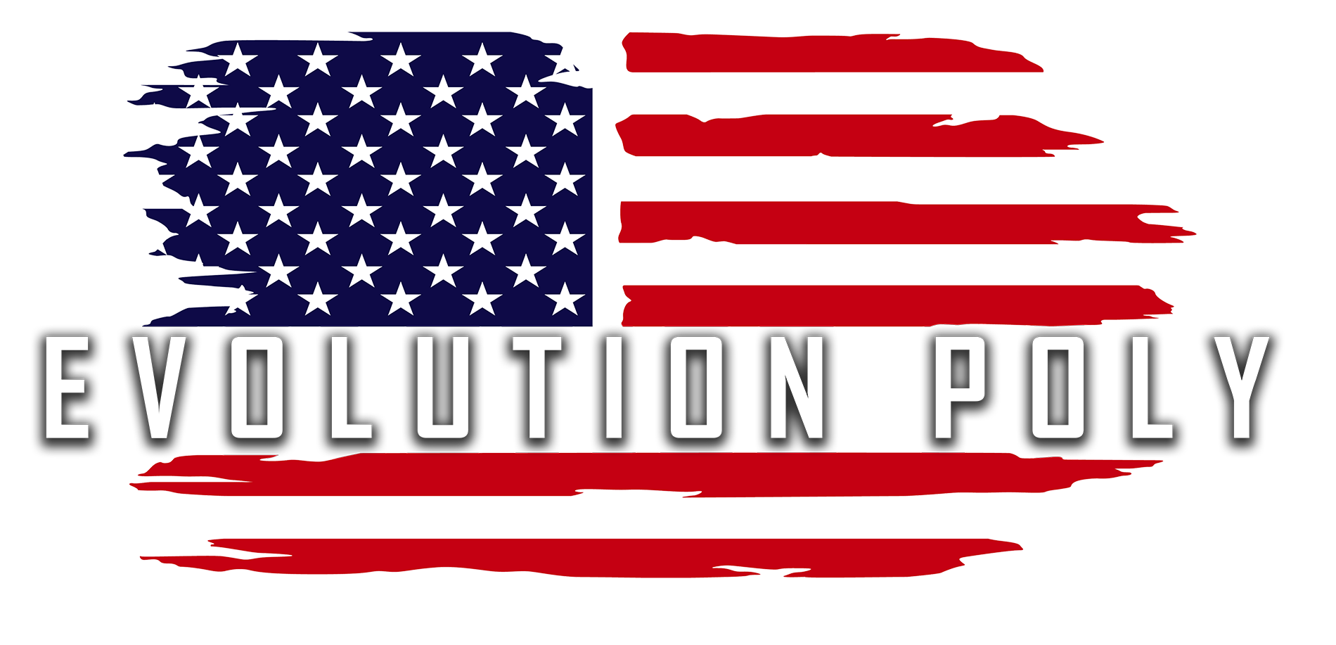 Evolution Poly Logo 1900 white text